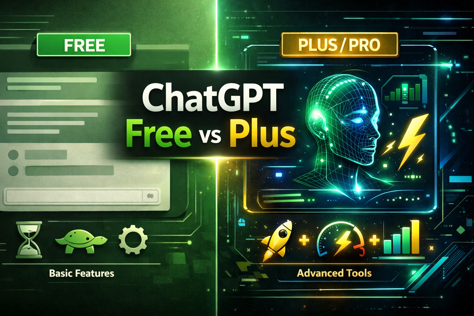 🤖 ChatGPT Free vs ChatGPT Plus (Pro) – Complete Comparison Guide 2026